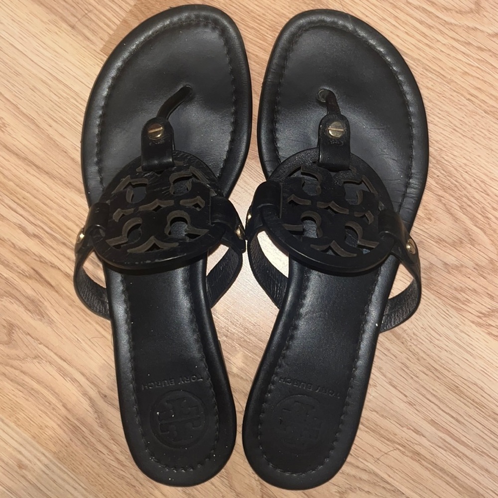 Tory Burch Miller sandals black